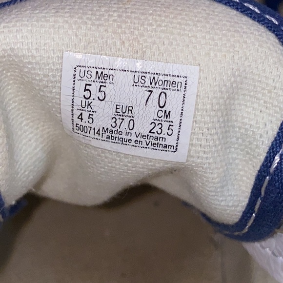 Vans Era BMX Navy & White Checkerboard Skate Shoes - Picture 5 of 5